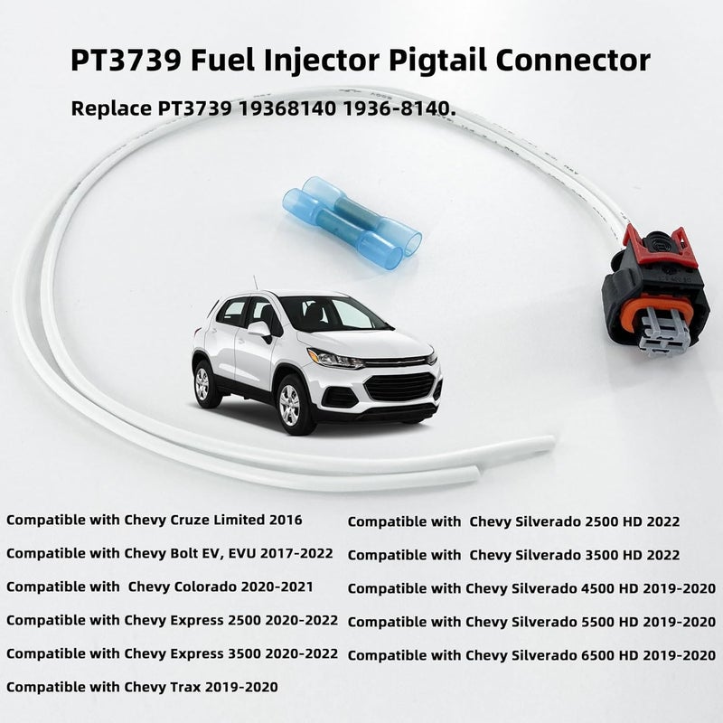 Farpida PT3739 Injector Pigtail Connector compatible witDuramax L5P Engine V8 6.6L, Multi-Purpose Pigtail Kit for GM Original Equipment,Wire Plug Pigtail Kit - Image 3